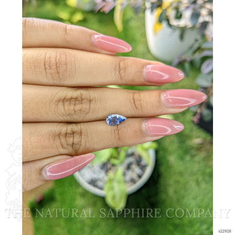 1.09 Ct. Blue Sapphire from Ceylon (Sri Lanka)