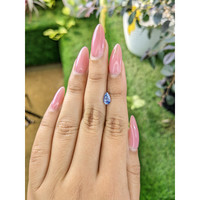 0.96 Ct. Blue Sapphire from Ceylon (Sri Lanka) Life Style