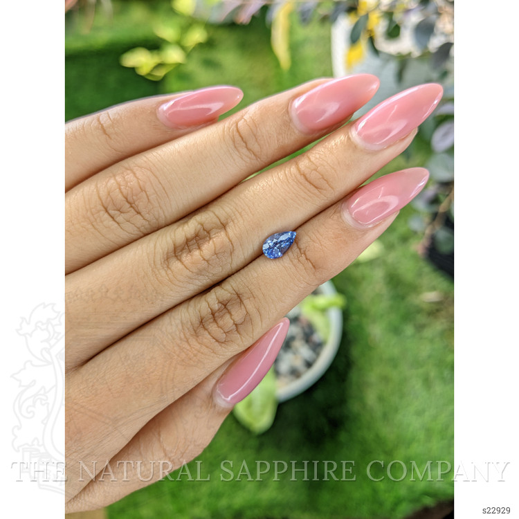 0.96 Ct. Blue Sapphire from Ceylon (Sri Lanka)