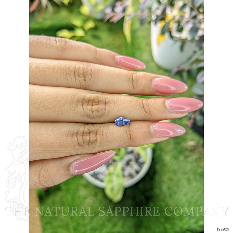 0.96 Ct. Blue Sapphire from Ceylon (Sri Lanka)