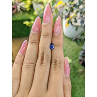 0.86 Ct. Blue Sapphire from Ceylon (Sri Lanka) Life Style