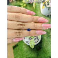0.86 Ct. Blue Sapphire from Ceylon (Sri Lanka) Life Style