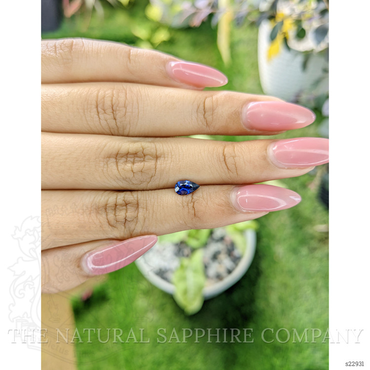 0.64 Ct. Blue Sapphire from Ceylon (Sri Lanka)