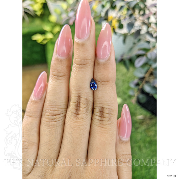 0.64 Ct. Blue Sapphire from Ceylon (Sri Lanka)