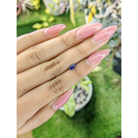 0.52 Ct. Blue Sapphire from Ceylon (Sri Lanka) Life Style