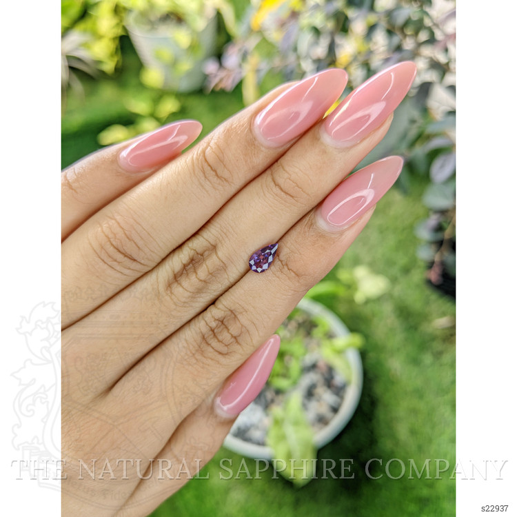 0.77 Ct. Pinkish Purple Sapphire from Ceylon (Sri Lanka)