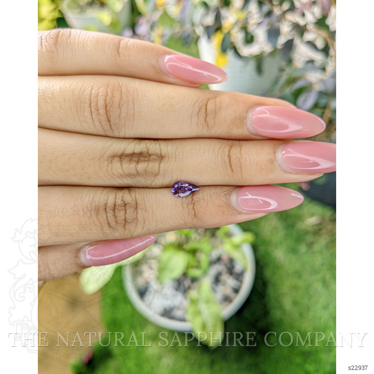 0.77 Ct. Pinkish Purple Sapphire from Ceylon (Sri Lanka)