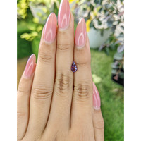 0.77 Ct. Pinkish Purple Sapphire from Ceylon (Sri Lanka) Life Style