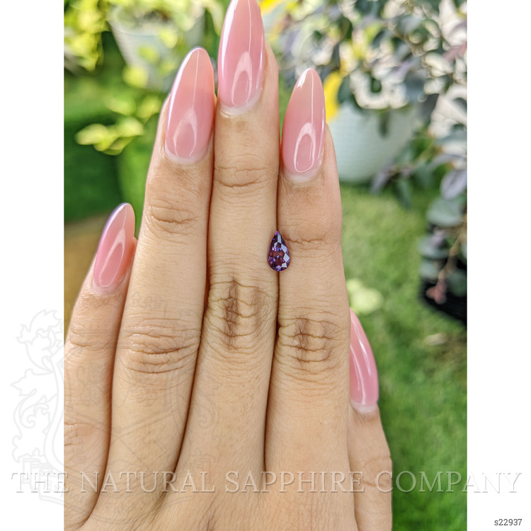0.77 Ct. Pinkish Purple Sapphire from Ceylon (Sri Lanka)