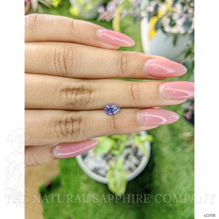 0.93 Ct. Bi Color Sapphire from Ceylon (Sri Lanka)