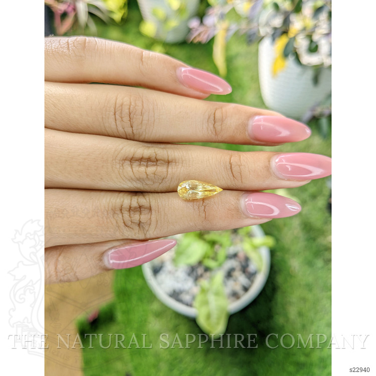 2.73 Ct. Yellow Sapphire from Ceylon (Sri Lanka)