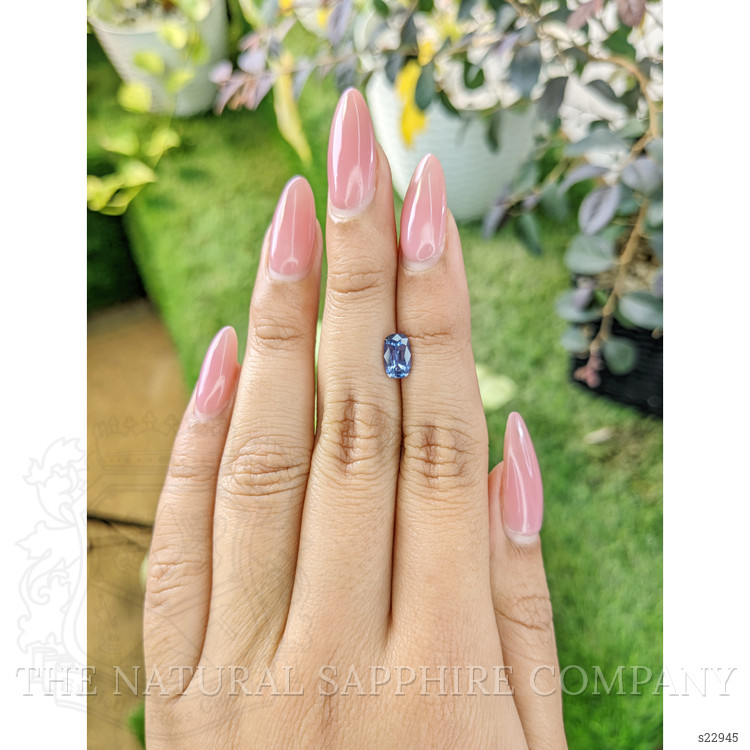 1.07 Ct. Blue Sapphire from Ceylon (Sri Lanka)