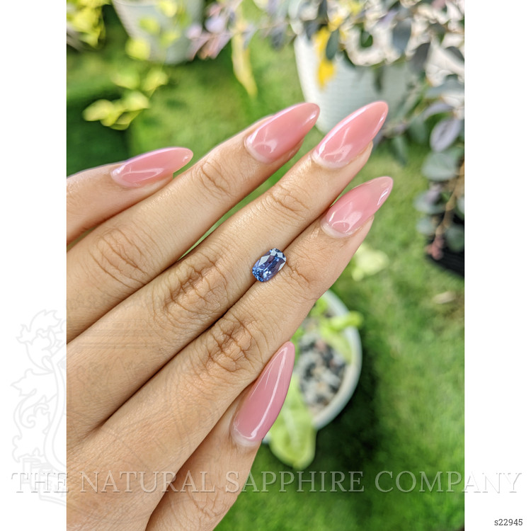 1.07 Ct. Blue Sapphire from Ceylon (Sri Lanka)