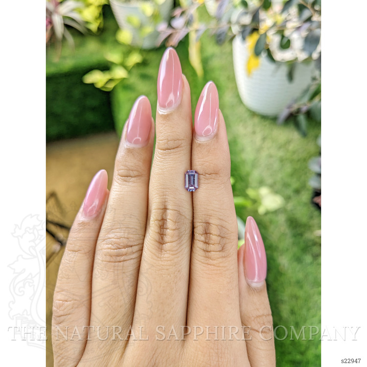 0.87 Ct. Purple Sapphire from Ceylon (Sri Lanka)