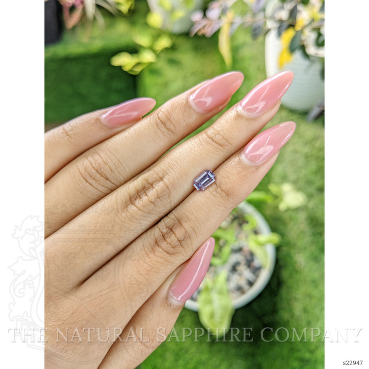 0.87 Ct. Purple Sapphire from Ceylon (Sri Lanka)