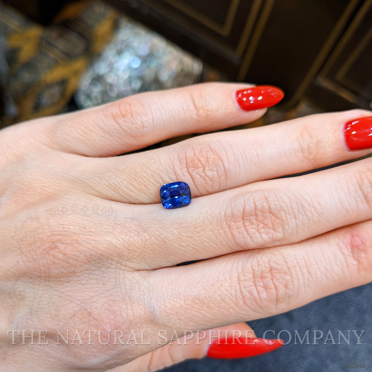 2.03 Ct. Blue Sapphire from Ceylon (Sri Lanka)