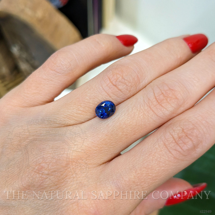 2.03 Ct. Blue Sapphire from Ceylon (Sri Lanka)