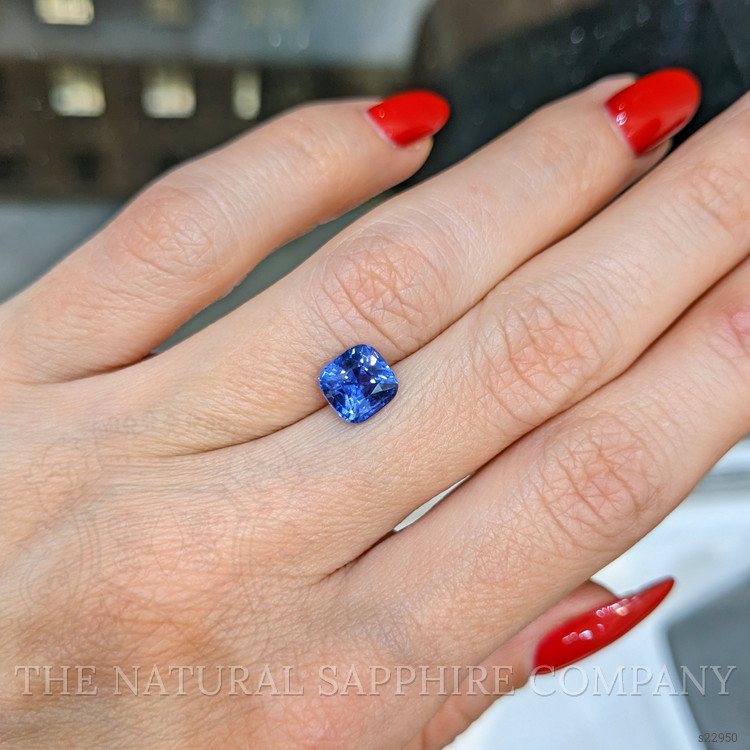 2.06 Ct. Blue Sapphire from Ceylon (Sri Lanka)