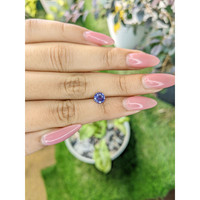 0.95 Ct. Violet Sapphire from Ceylon (Sri Lanka) Life Style