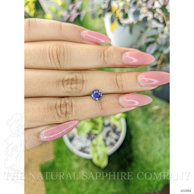 0.95 Ct. Violet Sapphire from Ceylon (Sri Lanka)