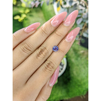 0.95 Ct. Violet Sapphire from Ceylon (Sri Lanka) Life Style