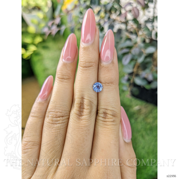 0.86 Ct. Blue Sapphire from Ceylon (Sri Lanka)