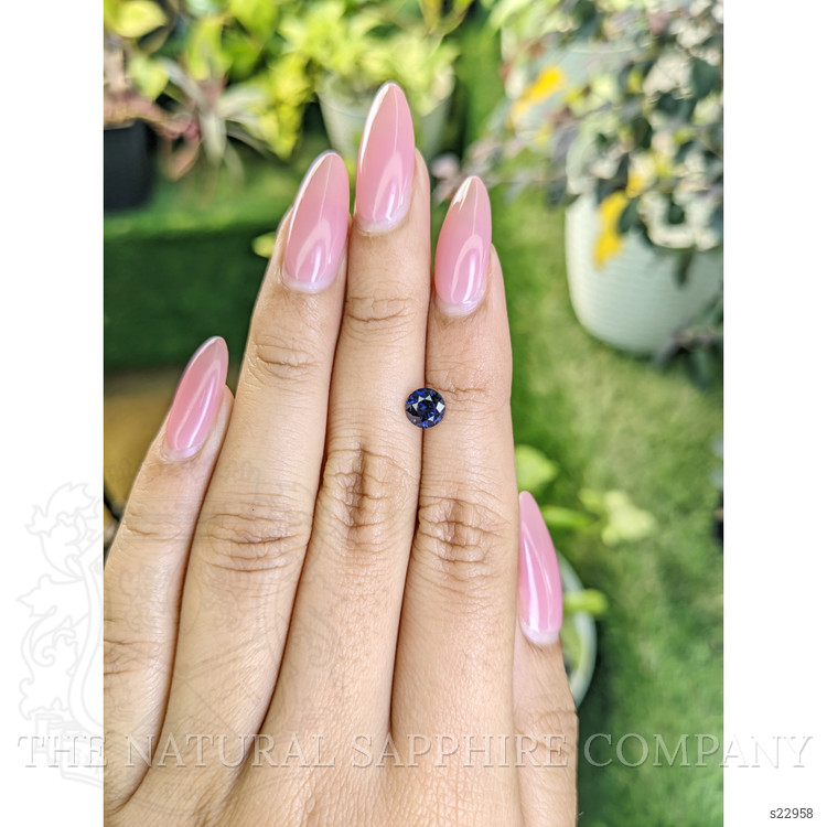 1.21 Ct. Blue Sapphire from Ceylon (Sri Lanka)