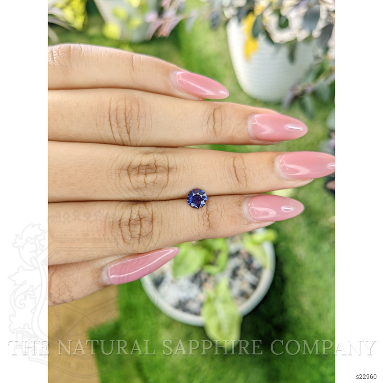 0.78 Ct. Color Change Sapphire from Ceylon (Sri Lanka)