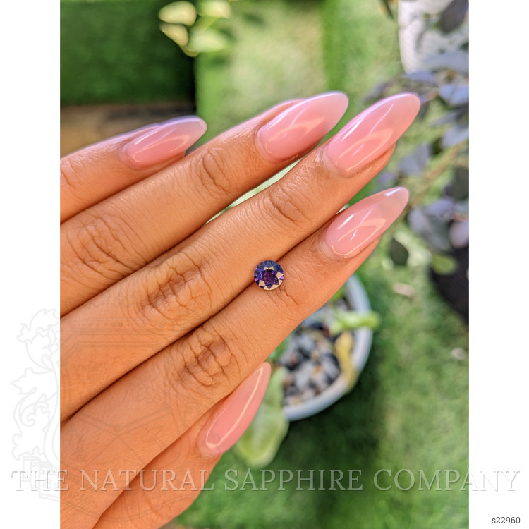 0.78 Ct. Color Change Sapphire from Ceylon (Sri Lanka)