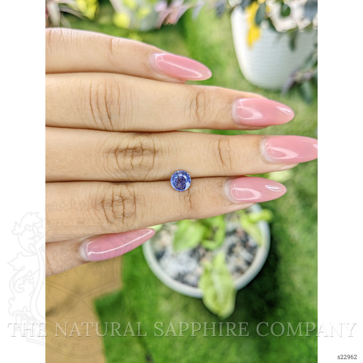 0.95 Ct. Blue Sapphire from Ceylon (Sri Lanka)