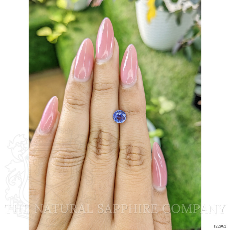 0.95 Ct. Blue Sapphire from Ceylon (Sri Lanka)