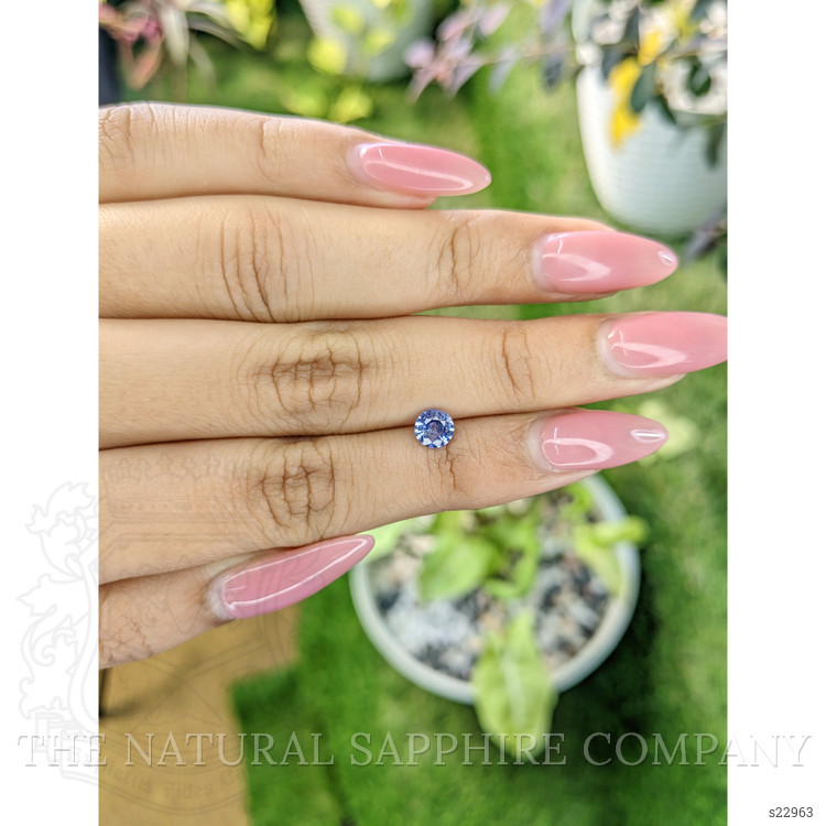 0.66 Ct. Blue Sapphire from Ceylon (Sri Lanka)