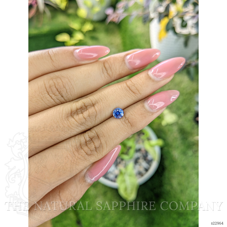 0.70 Ct. Blue Sapphire from Ceylon (Sri Lanka)