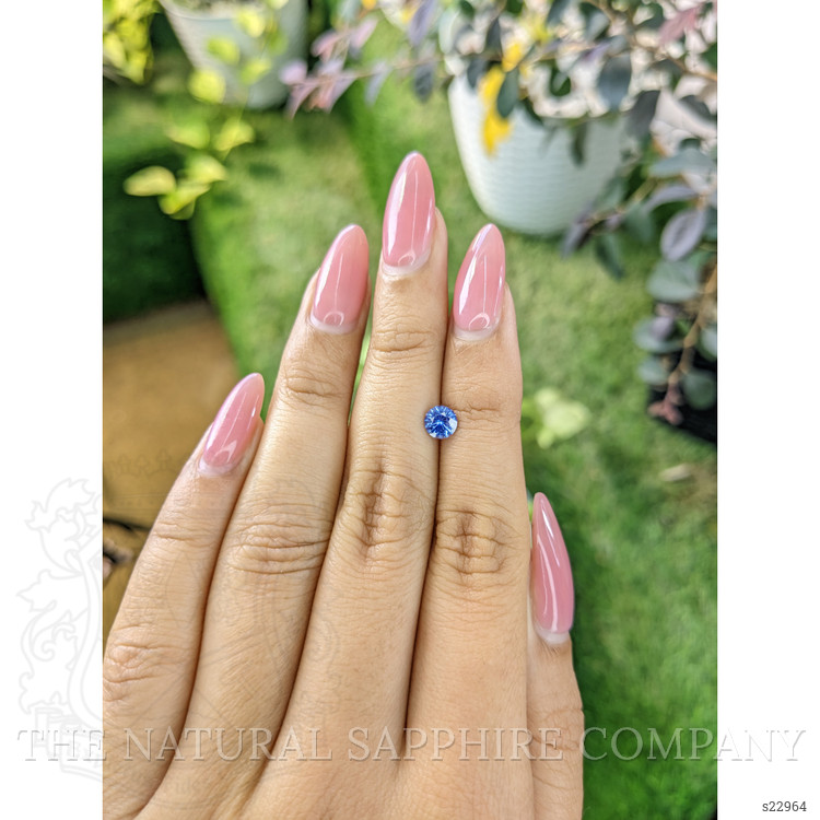 0.70 Ct. Blue Sapphire from Ceylon (Sri Lanka)