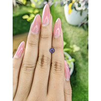 0.70 Ct. Violet Sapphire from Ceylon (Sri Lanka) Life Style