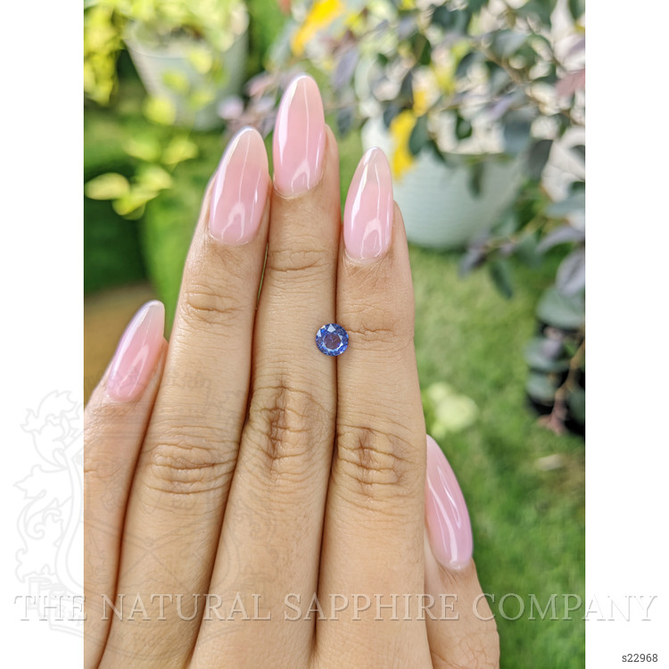 0.60 Ct. Blue Sapphire from Ceylon (Sri Lanka)
