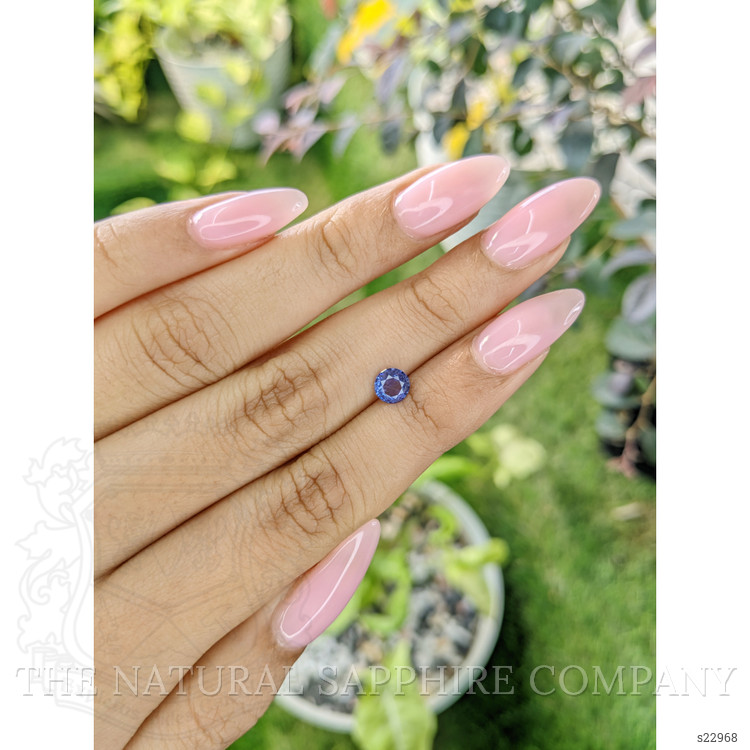 0.60 Ct. Blue Sapphire from Ceylon (Sri Lanka)