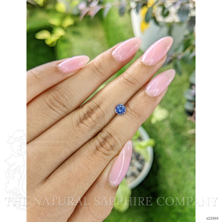 0.55 Ct. Blue Sapphire from Ceylon (Sri Lanka)