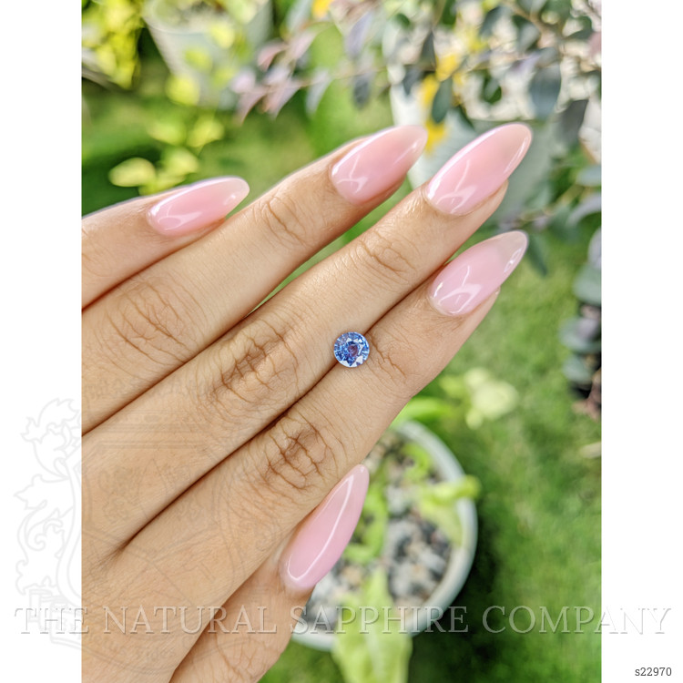 0.70 Ct. Blue Sapphire from Ceylon (Sri Lanka)