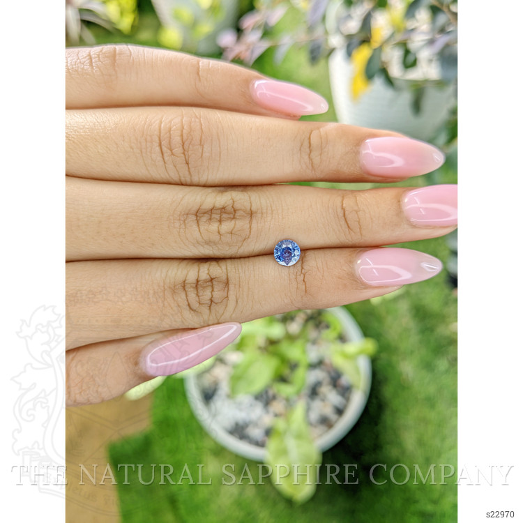 0.70 Ct. Blue Sapphire from Ceylon (Sri Lanka)
