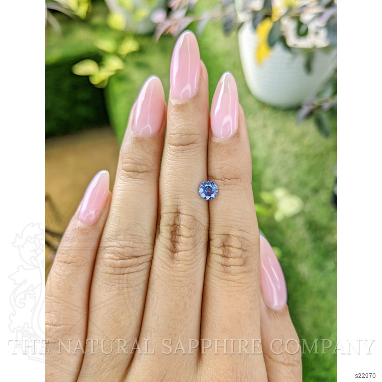 0.70 Ct. Blue Sapphire from Ceylon (Sri Lanka)
