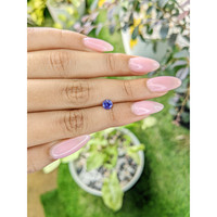 0.62 Ct. Blue Sapphire from Ceylon (Sri Lanka) Life Style