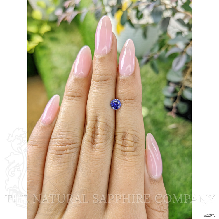 0.62 Ct. Blue Sapphire from Ceylon (Sri Lanka)