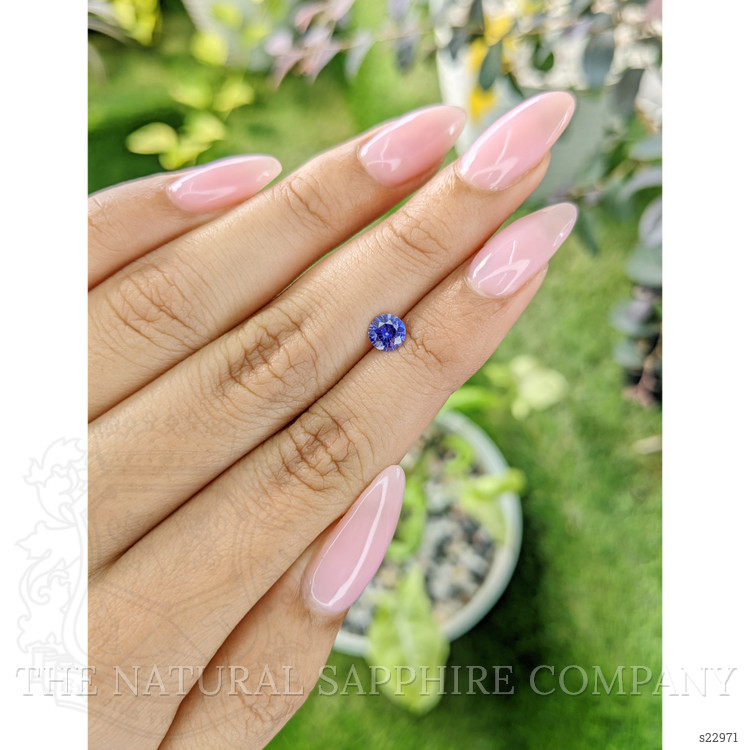 0.62 Ct. Blue Sapphire from Ceylon (Sri Lanka)