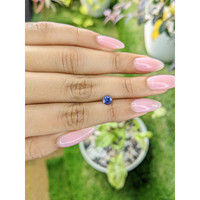 0.64 Ct. Blue Sapphire from Ceylon (Sri Lanka) Life Style