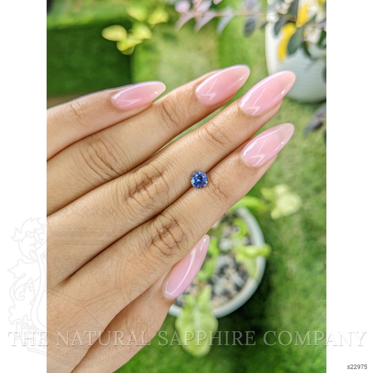 0.64 Ct. Blue Sapphire from Ceylon (Sri Lanka)
