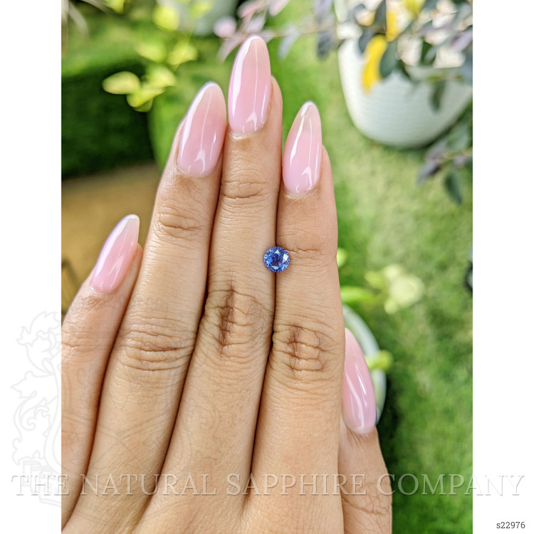 0.65 Ct. Blue Sapphire from Ceylon (Sri Lanka)