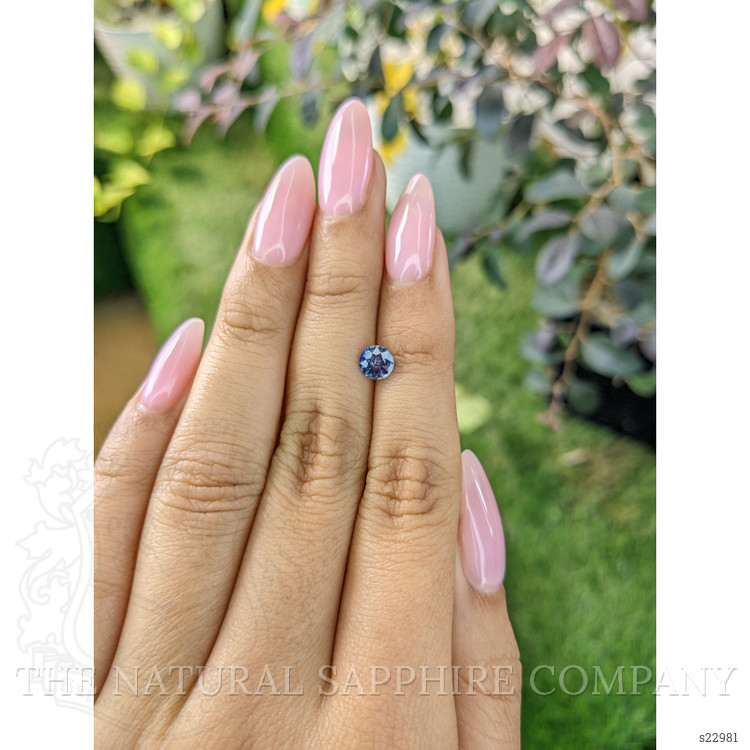 0.79 Ct. Bi Color Sapphire from Ceylon (Sri Lanka)