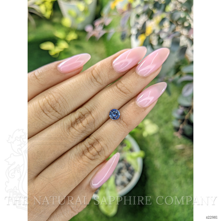 0.79 Ct. Bi Color Sapphire from Ceylon (Sri Lanka)