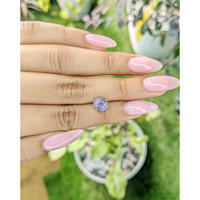 2.13 Ct. Bluish Purple Sapphire from Ceylon (Sri Lanka) Life Style